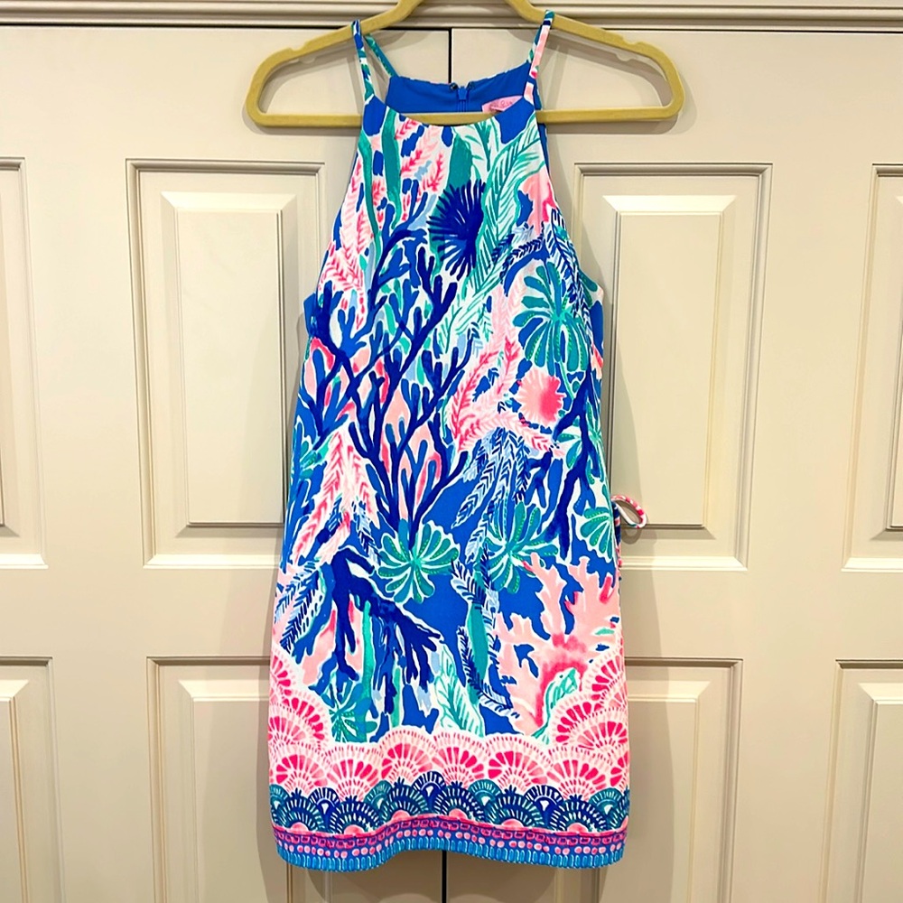 Lilly Pulitzer Pearl Romper Sz 4. Worn 1x